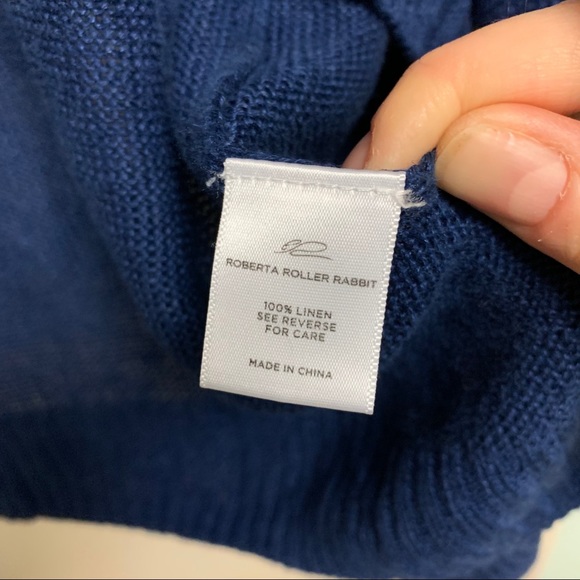 ROBERTA ROLLER RABBIT Breeze Open Linen Cardigan - Picture 11 of 12